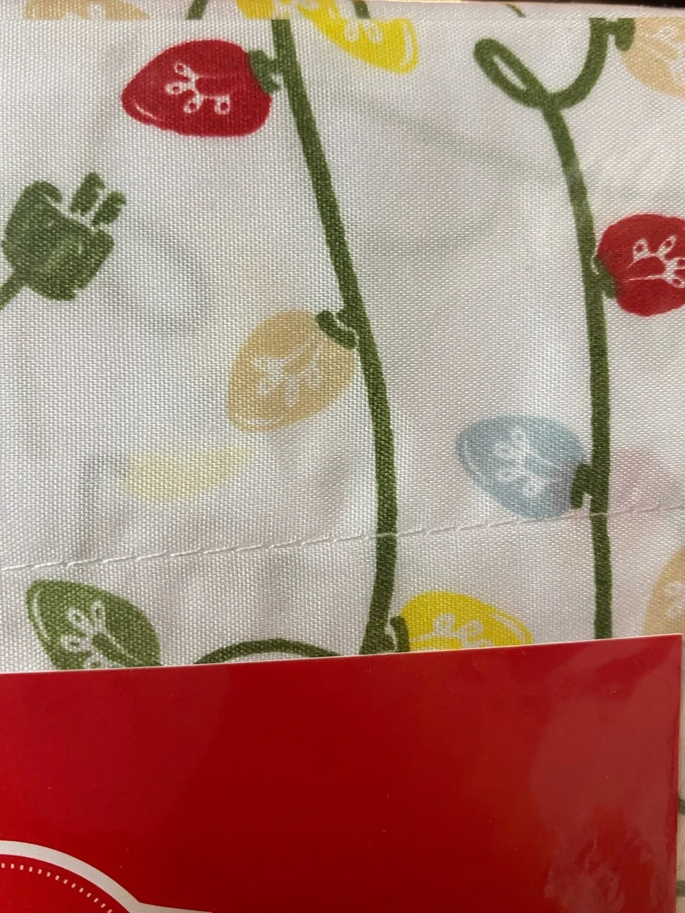 Joyland Microfiber Full Sheet Set in Multi-Color Holiday Lights NWT